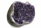 Very Sparkly, Dark Purple Amethyst Geode - Uruguay #342469-3